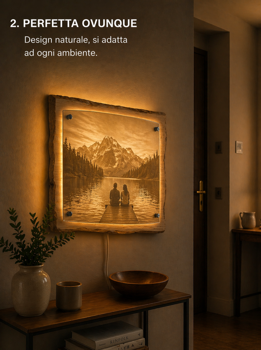LAMPADA DA PARETE PERSONALIZZATA CON LA TUA FOTO