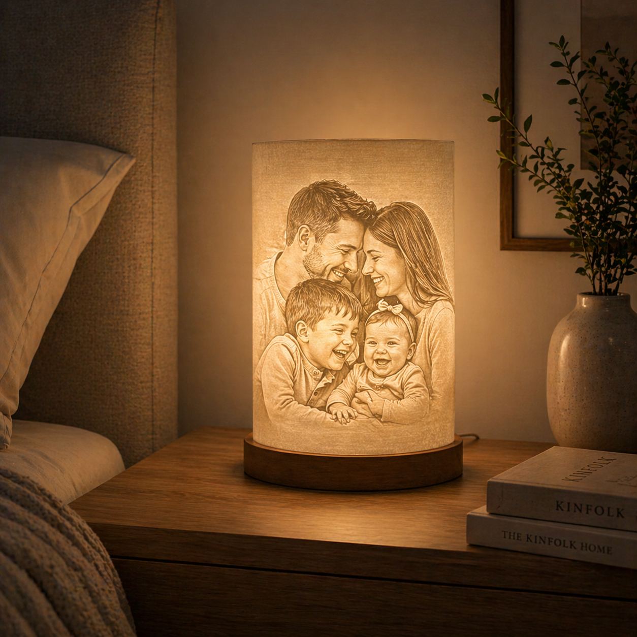 LAMPADA PERSONALIZZATA DA COMODINO