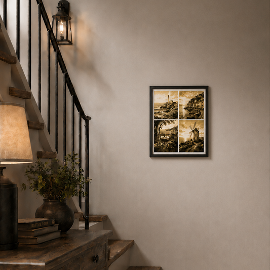 QUADRO ILLUSTRATO 4 FOTO